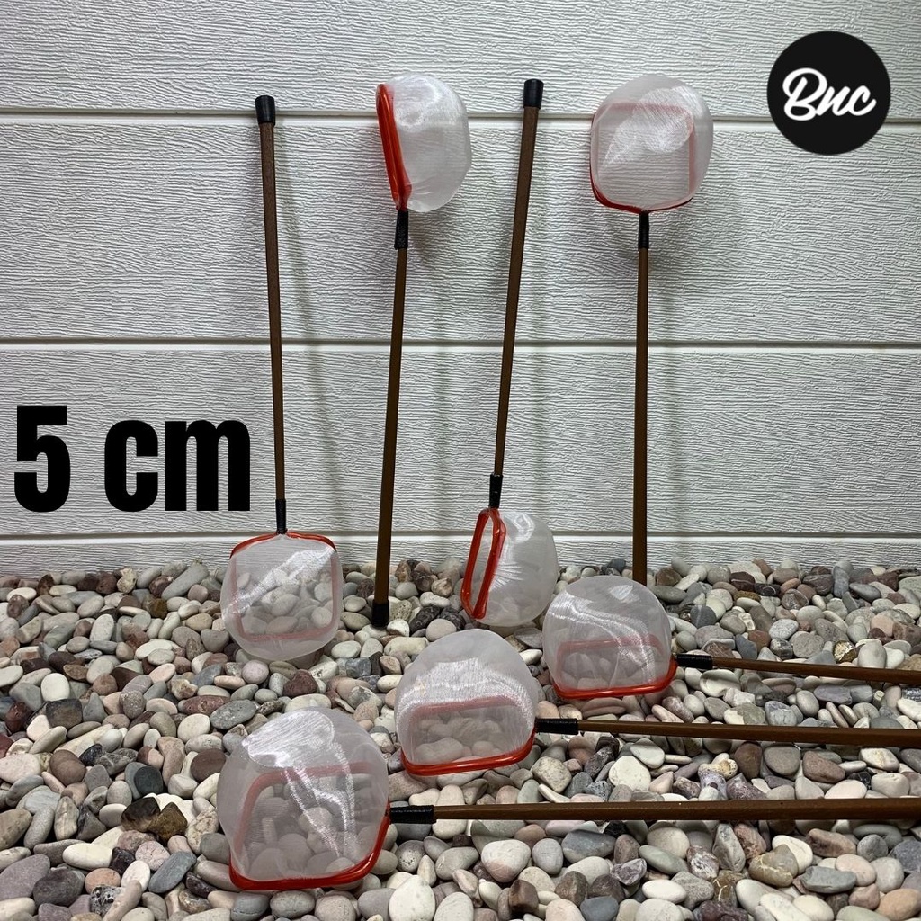 Seser Serokan Saringan Ikan Cupang Murah Meriah Kotak 5CM Mental Stick