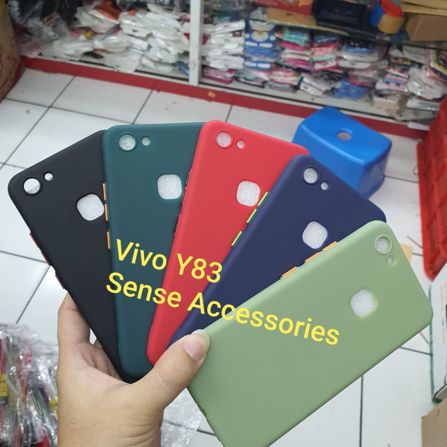 VIVO Y71 Y83 Soft Case Candy Proctector Camera Silicon Warna Premium