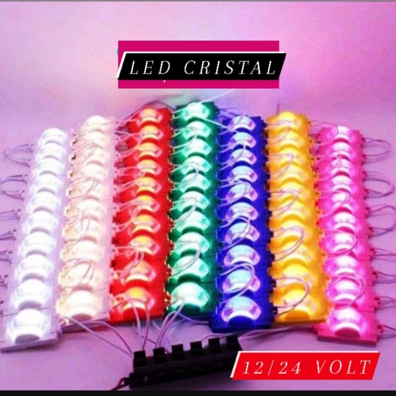 LED CRISTAL 1 MATA 12//24 VOLT Super bright