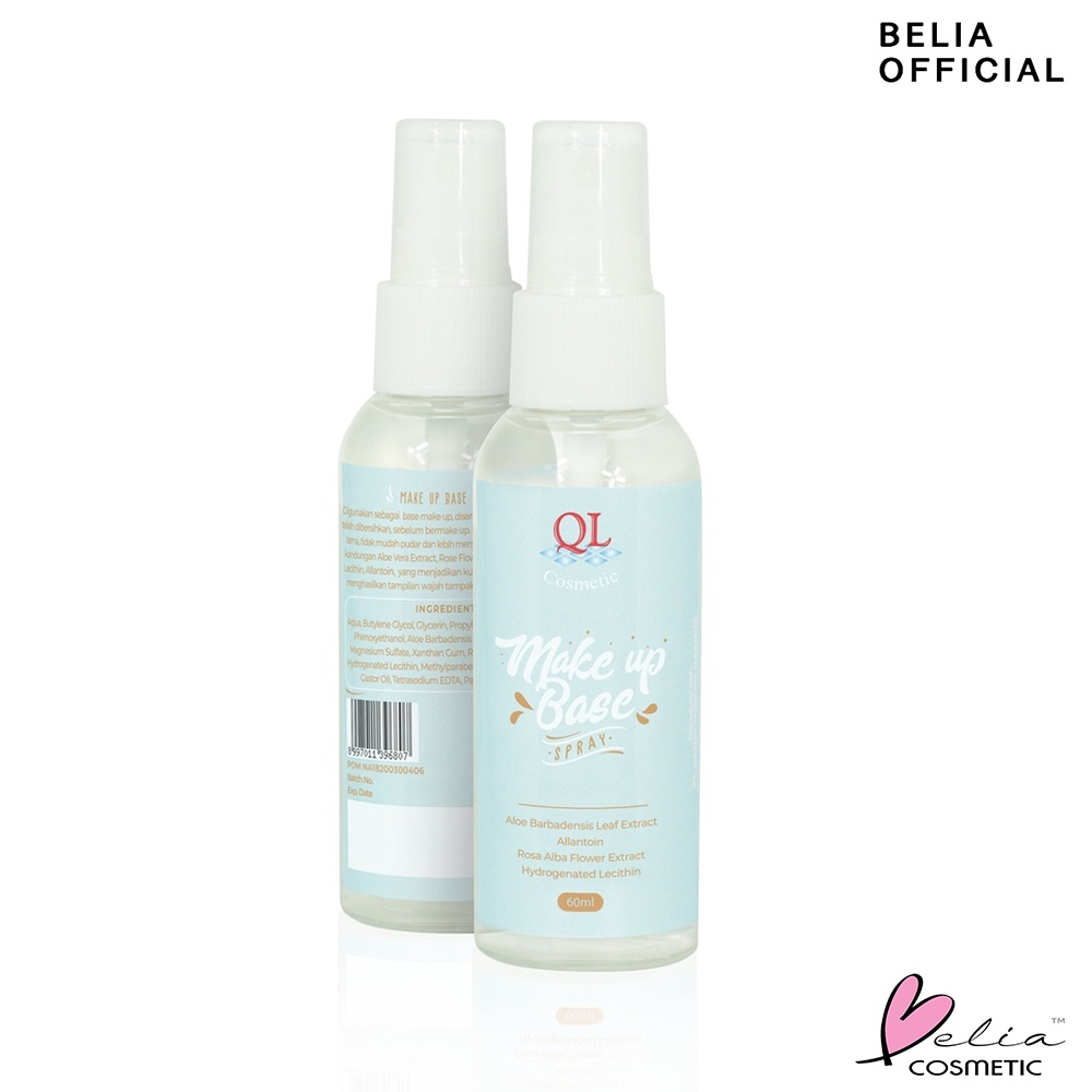 ❤ BELIA ❤ QL Make Up Spray &amp; Hair Tonic Serum | Make Up Lock | Make Up Base | Hair Serum (✔BPOM)