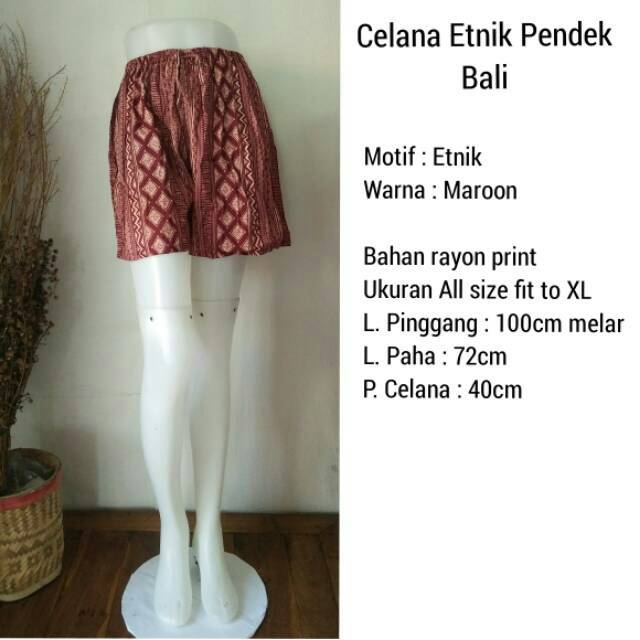 CELANA PENDEK CEWEK BALI