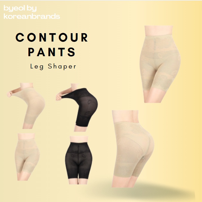 Byeol Corsets Korset Celana Contour Pants Leg Shaper Celana Pelangsing Perut dan Paha Celana Olahraga