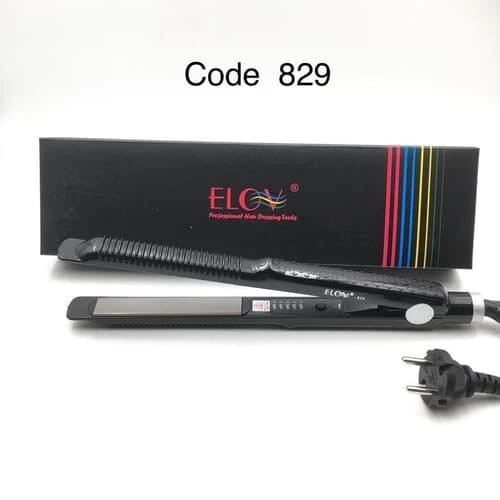 CATOK LURUS PLAT 2 JARI BISA LURUS DAN CURLY ELOV 829 DIJAMIN 100% ORIGINAL