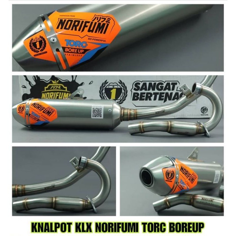Knalpot norifumi Kawasaki KLX 150 Torc