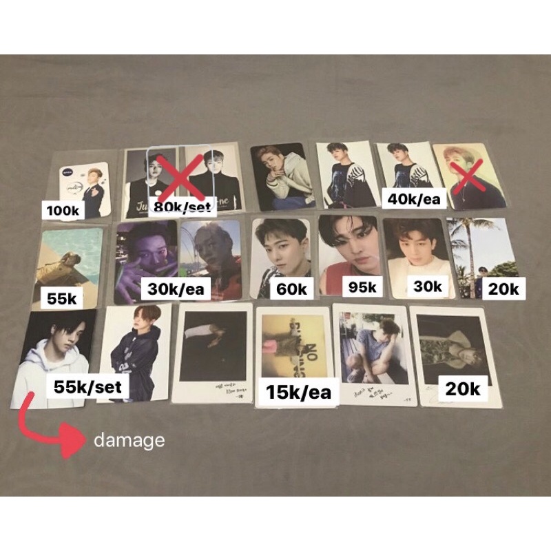 Photocard Postcard Polaroid iKON B.I Hanbin