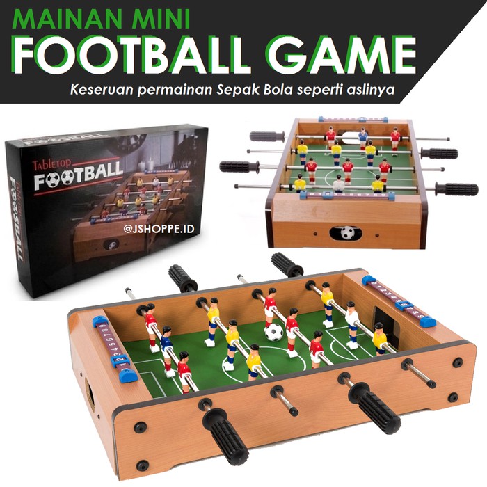 Football Table Game / tabletop Football / mini football / mainan sepak bola Shopee Indonesia