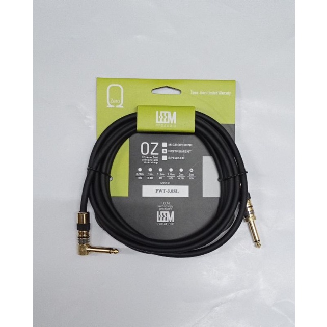 Kabel Jack Gitar Kabel Jack Instrumen Leem PWT3.0SL