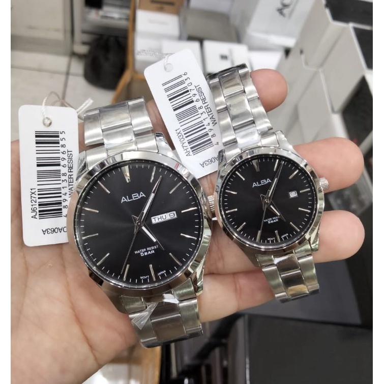 Jam Tangan Alba AJ6127X1 / AH7Y03X1 Original Free Box
