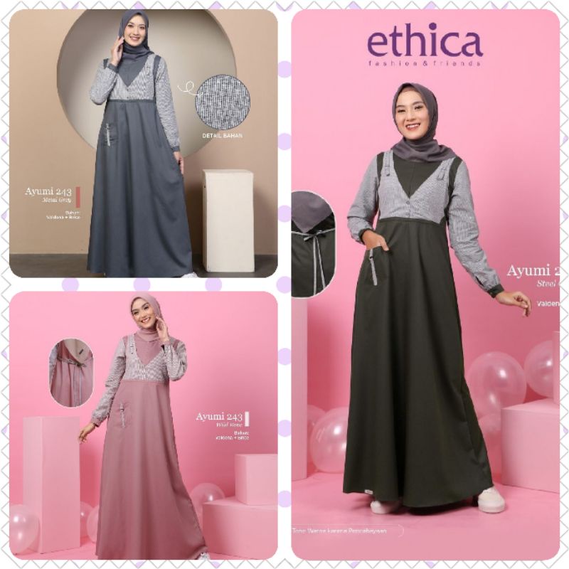 [READY] ETHICA AYUMI 243 METAL GREY AYUMI 243 WILD ROSE AYUMI 243 STEEL GREY