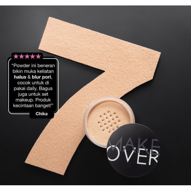 ★ BB ★ MAKE OVER Silky Smooth Translucent Powder (35 Gr) - Makeover Bedak Tabur
