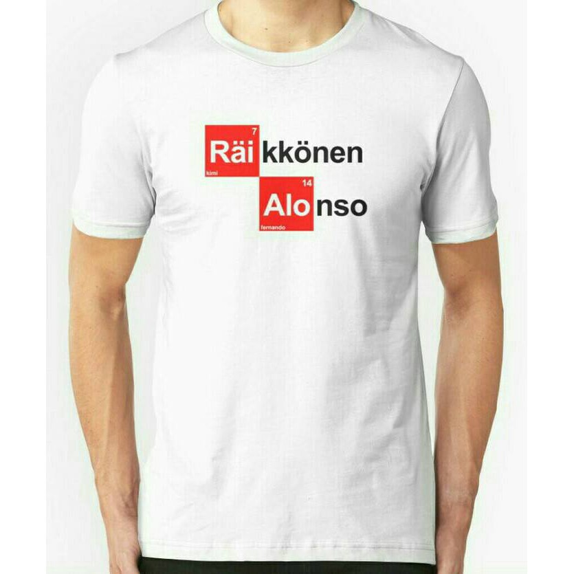 Kaos Big SIZE F1 RAIKKONEN ALONSO(XXXL-XXXXL)