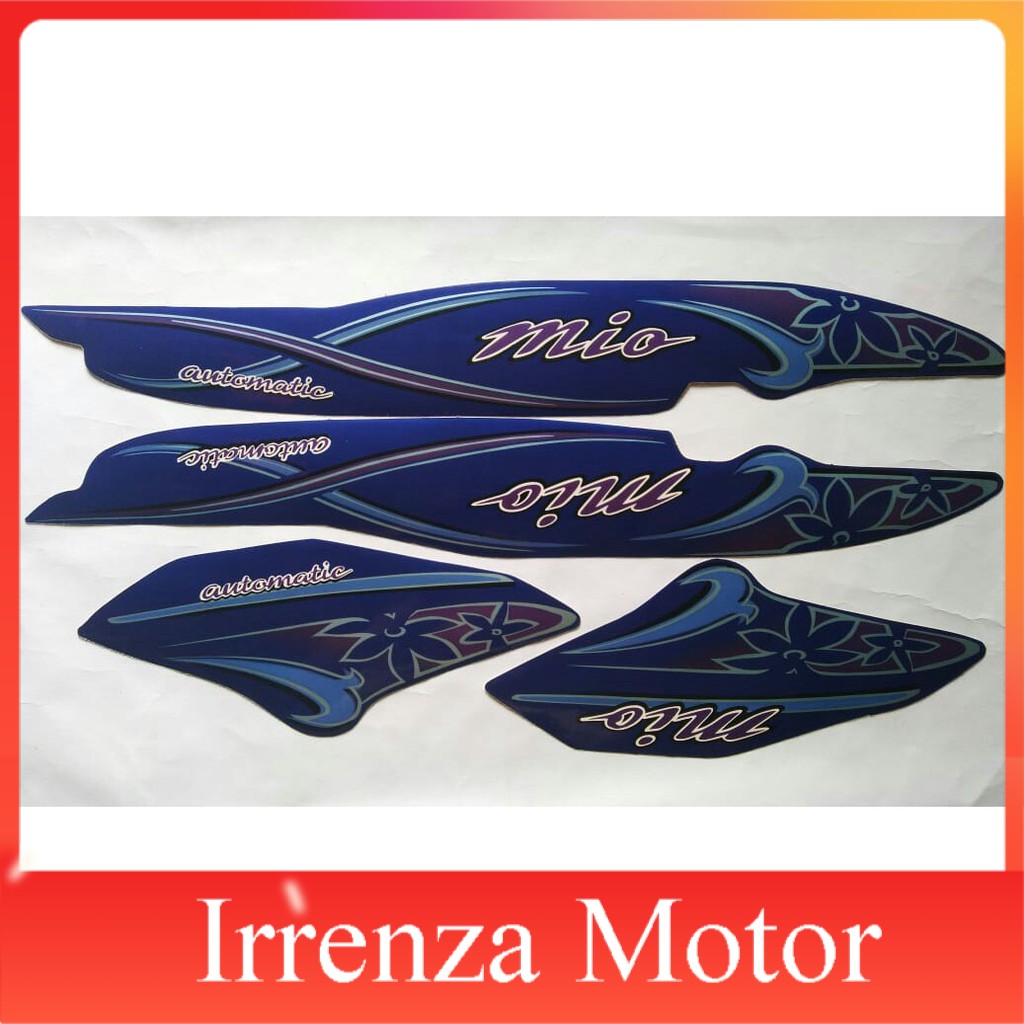stiker striping yamaha mio sporty 2004 biru