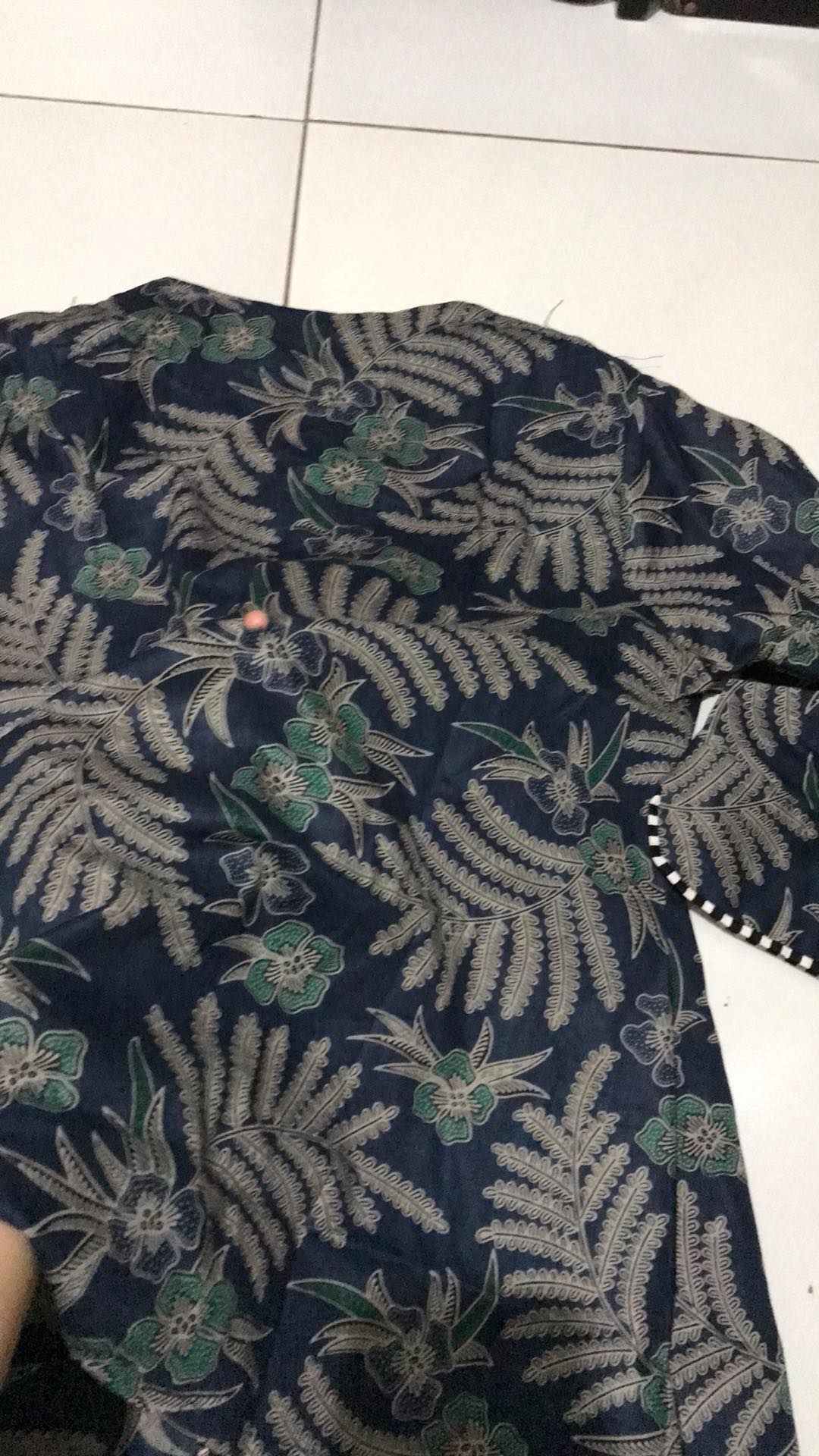 Benang Raja Atasan Blouse Batik Wanita Lengan Panjang Motif Putri Malu