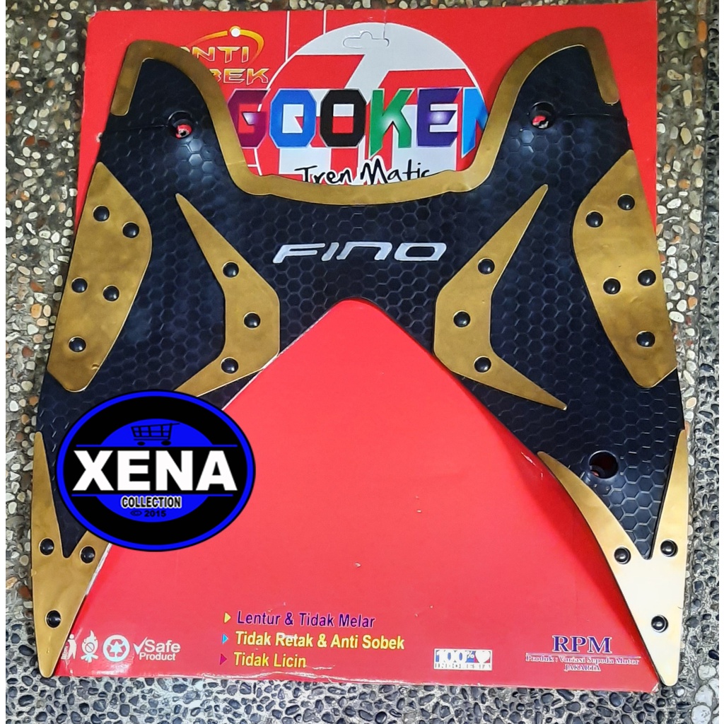Karpet Yamaha Fino FI - Fino Sporty - Fino Grande - New Fino 125 - Bahan Tebal / karpet Motor Fino 125 blue core Fino Grande Fino Sporty / Karpet Motor Yamaha Fino 125 / Gookem Karpet Motor Fino FI Alas Kaki Bahan Karet Tebal / Karpet / Keset Motor Fino