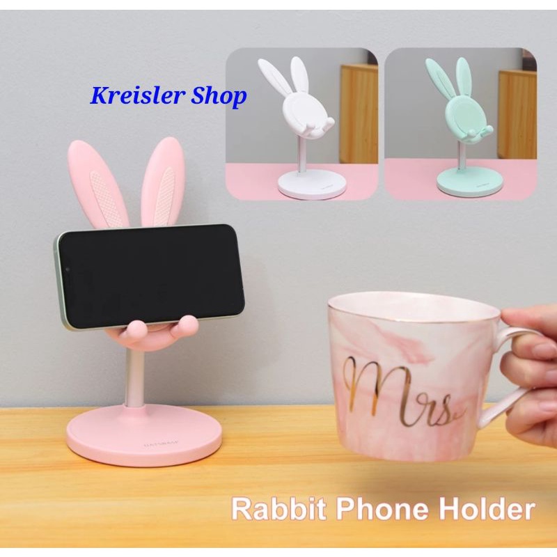 Rabbit Phone Holder/ Phone holder kelinci / Stand HP kelinci / Dudukan HP Stand Handphone