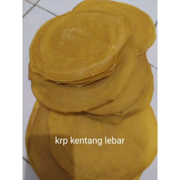 

kerupuk kentang lebar