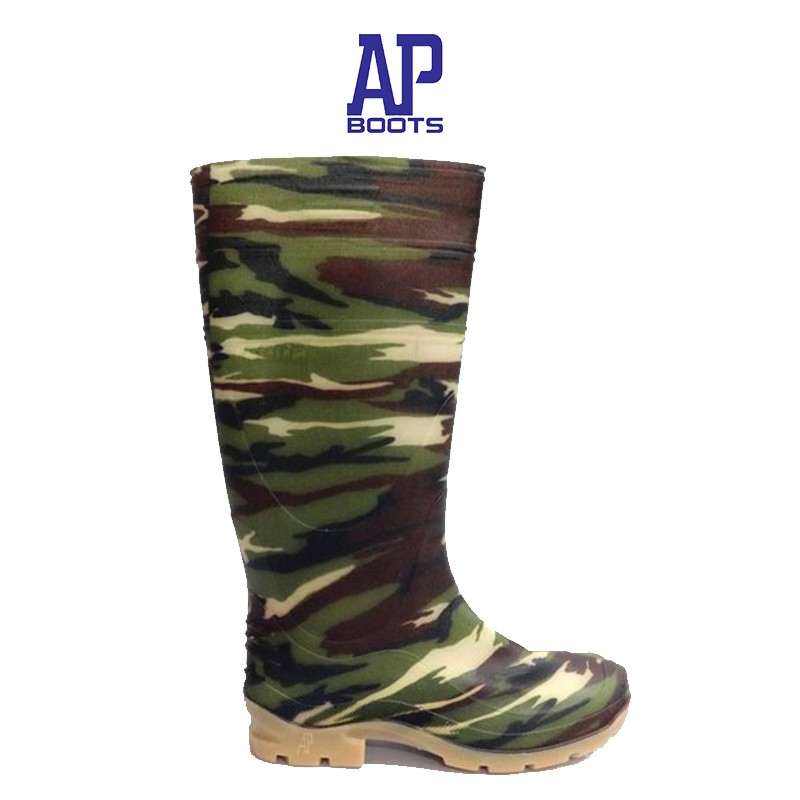 AP Boots TERRA ARMY / Sepatu Boot Hijau Doreng Panjang