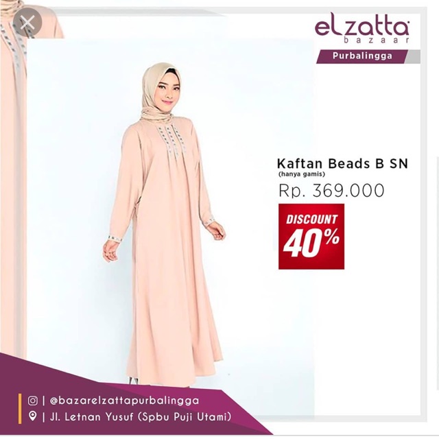 Promo Gamis Elzatta Shopee Indonesia