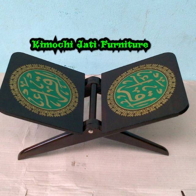Rekal Al quran Iqro' alas ngaji alquran rekal alqur'an murah furniture jepara