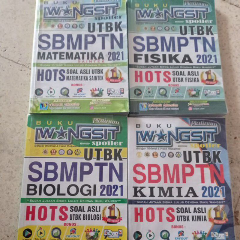 [PRELOVED] PAKET WANGSIT SAINTEK PLATINUM UTBK 2021 ORIGINAL