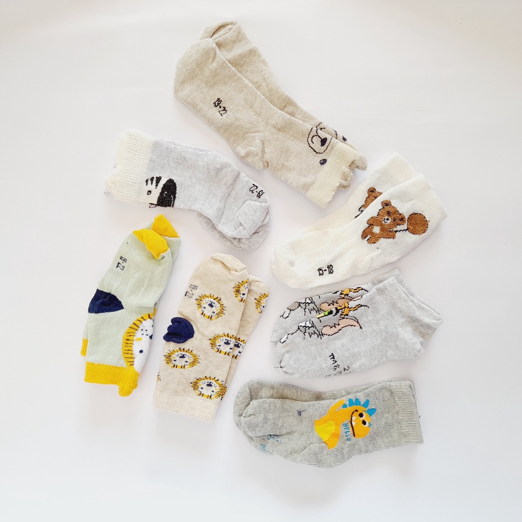 Kaos Kaki Bayi Newborn  [Random] Laki-Laki Perempuan Kaos Kaki Bayi Cowok Cewek