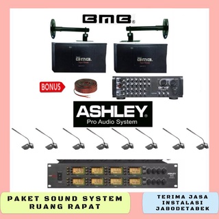 Jual Paket Sound System Ruang Rapat BMB Ashley 8 Mic Meja Wirelesss ...