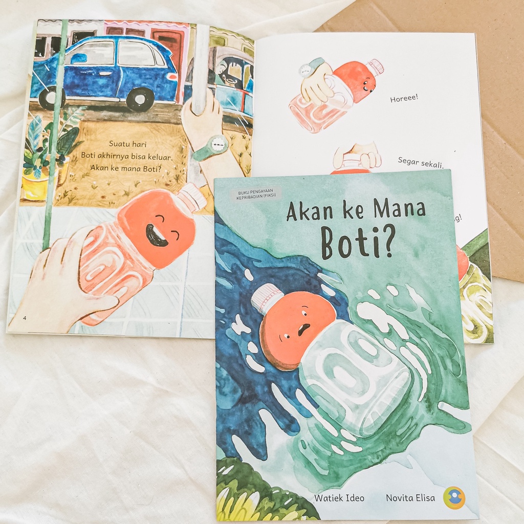 BUKU CERITA ANAK "AKAN KE MANA BOTI?" // Kaya Baca // Watiek Ideo