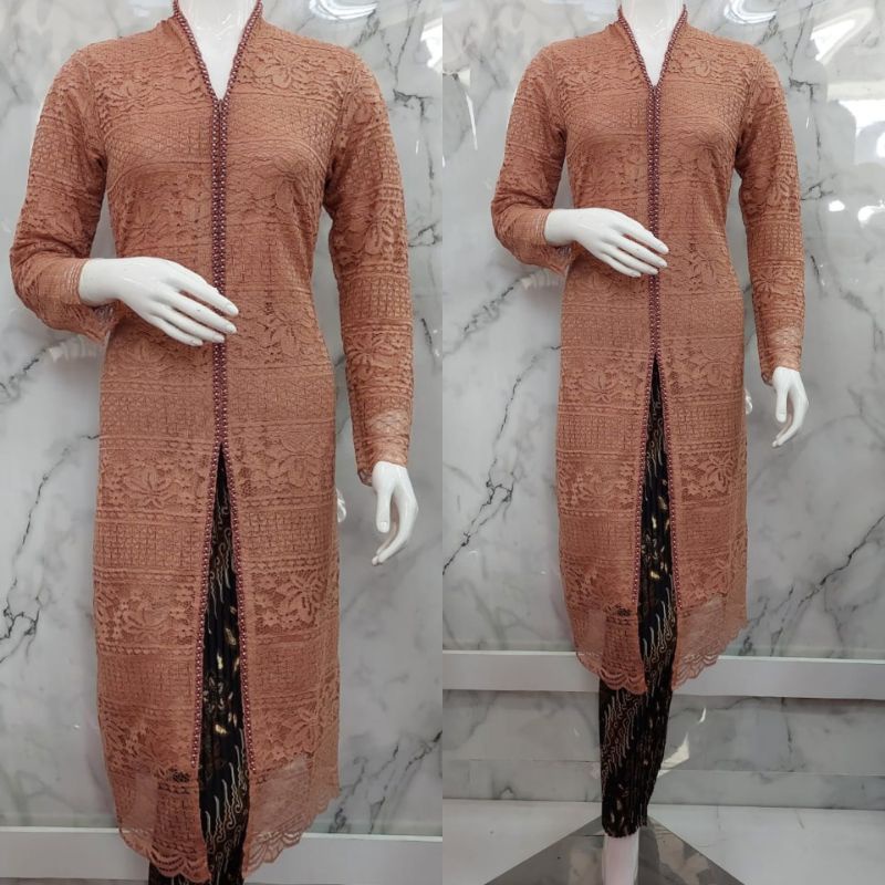 Kebaya Tunik brokat payet mutiara Tunik Brokat Kebaya Modern Kebaya tile  Kebaya Favorite by ba
