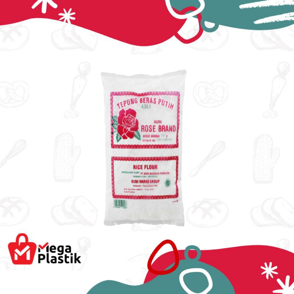

Tepung Beras Rose Brand Kemasan 500 gram