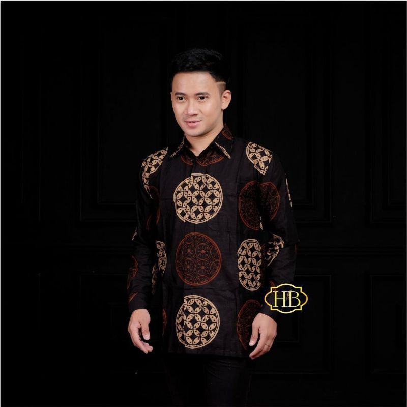 KEMEJA BATIK COKLATAN KEMEJA BATIK LAWASAN