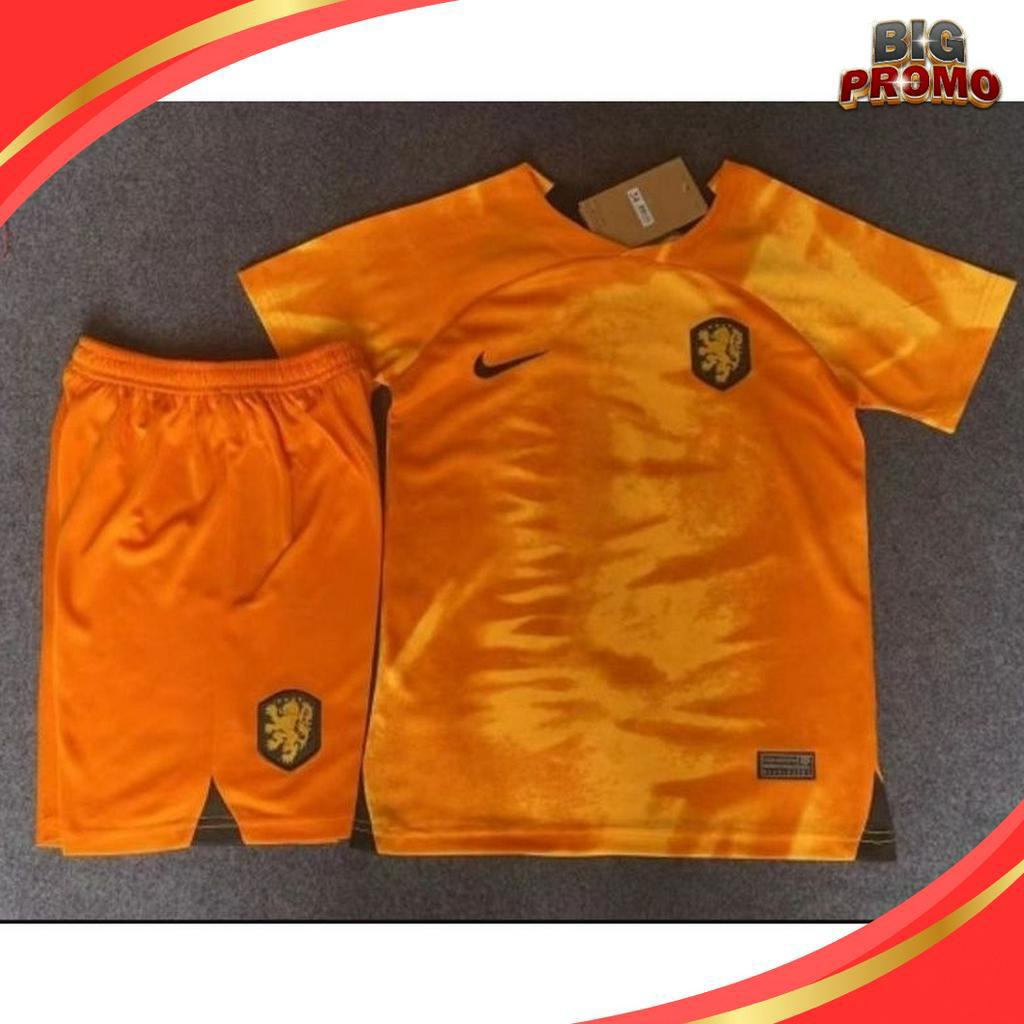 PROMO TERPOPULER JERSEY BOLA KIDS BELANDA HOME 222 223 JERSEY BOLA ANAK ANAK BAJU BOLA KIDS BELANDA 