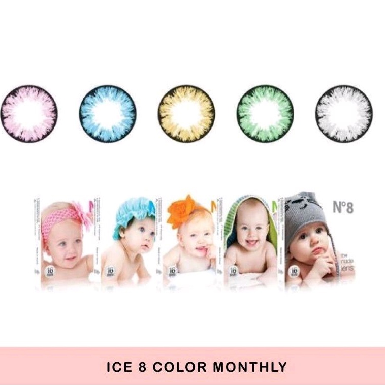 Ice N8 color / soflen ice n8 color / soflens warna bulanan / soflens ICE N8 color / softlens ice n8 colour