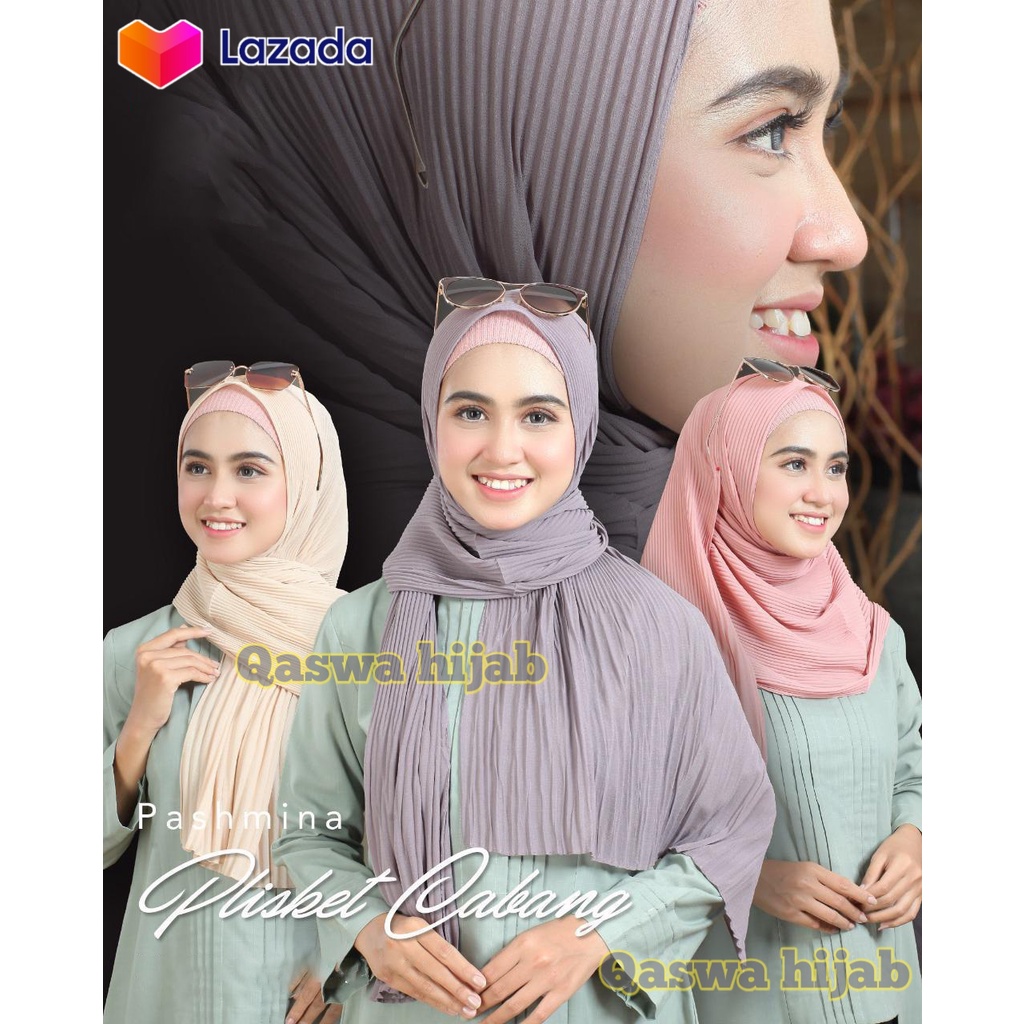 TERBARU KERUDUNG PASHMINA PLISKET /JILBAB PASHMINA PLISKET ITALIANO SABYAN /JILBAB TERBARU 2021 /JIL