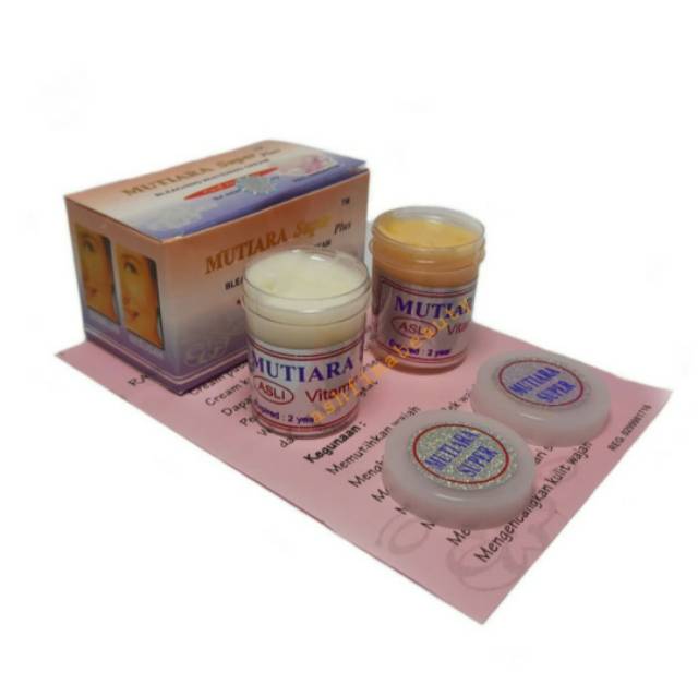 CREAM MUTIARA SUPER BOK PINK LUSINAN