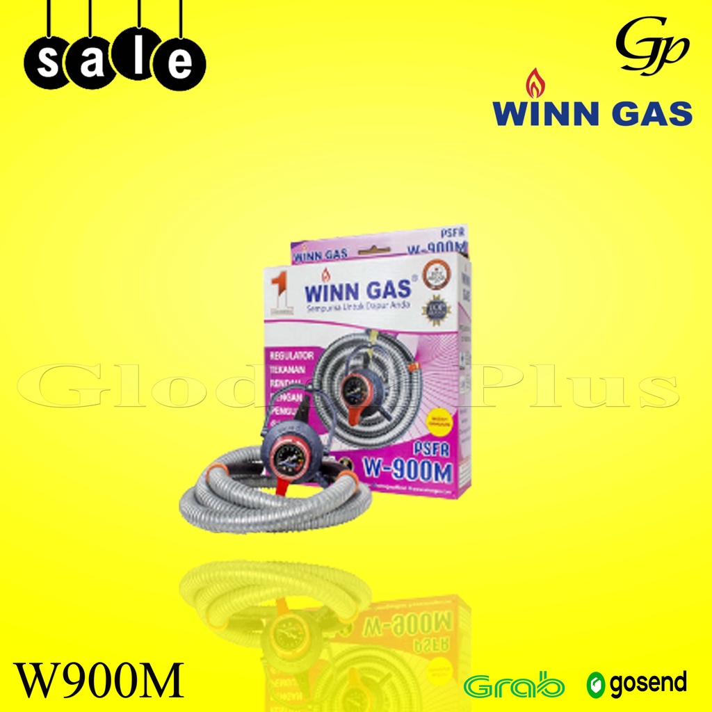 winn gas selang paket regulator psfr w 900m 900 double lock w900 m pengunci ganda