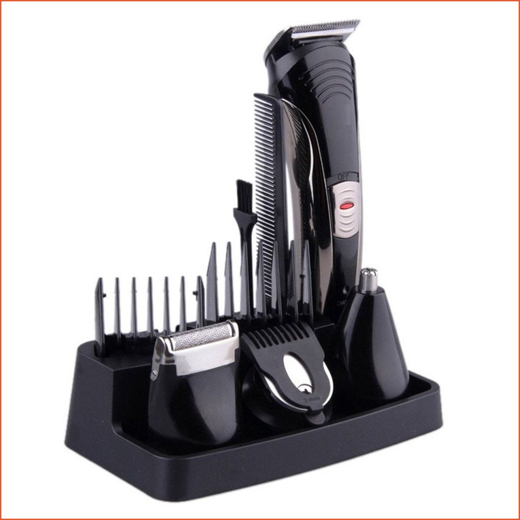 Kemei KM-590A Hair Clipper Trimmer Shaver 7 in1 Alat Cukur Rambut Kumis Jenggot