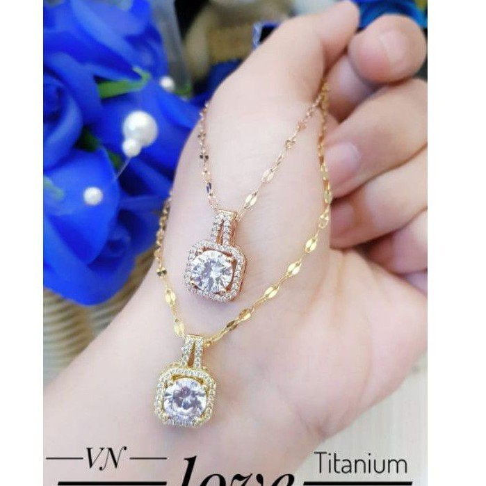 Titanium Perhiasan Kalung Terlaris 5846K