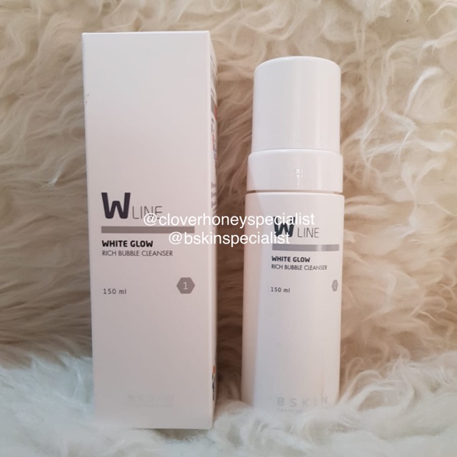 SALE  BSKIN HDI W1. Rich Bubble Cleanser / Cleansing Foam Sabun Cuci Muka 150ml