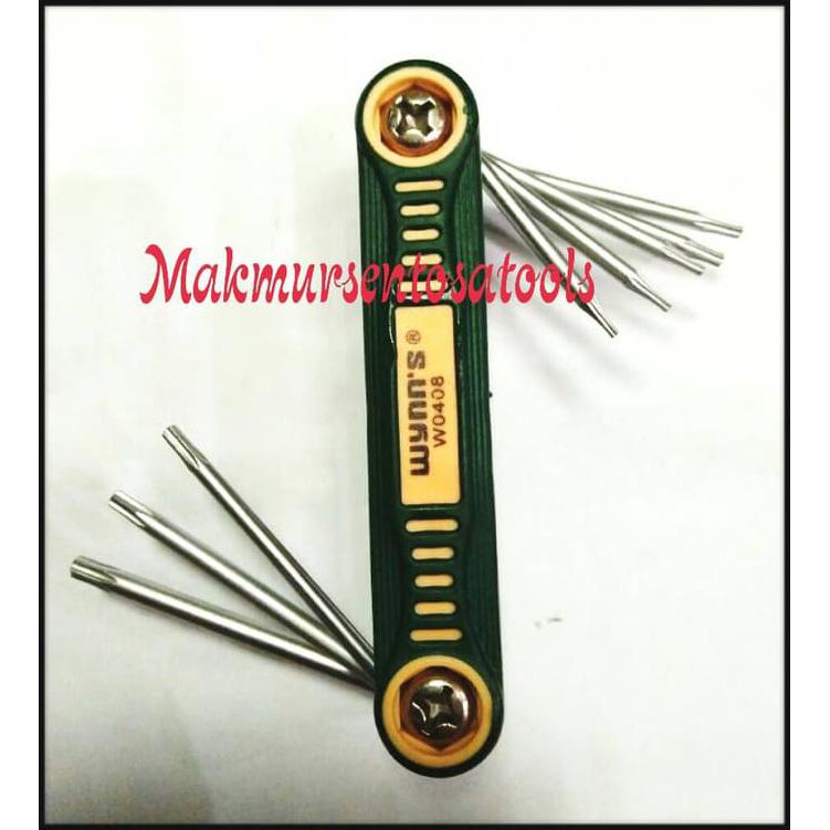 Kunci Set Bestseller - Kunci L Bintang Lipat Set Wynn'S Taiwan T5 - T20