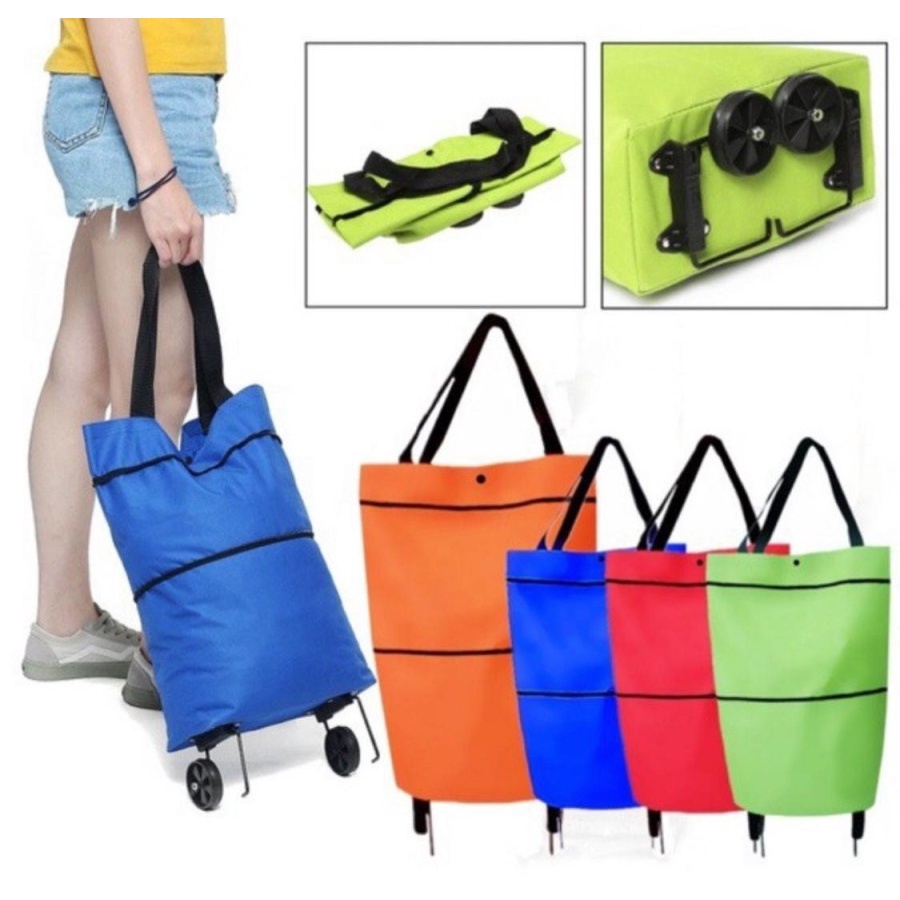 Tas Troli Belanja Serbanguna Trolly Shoping Bag