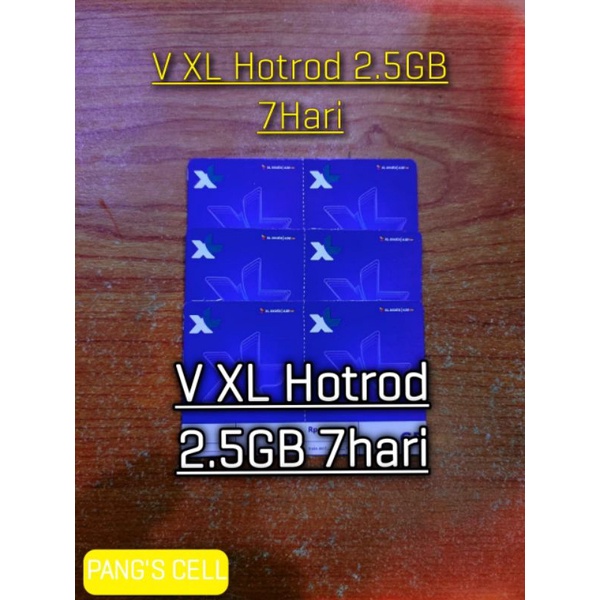 (Promo)VOUCHER XL hotrod 2.5GB 7HARI