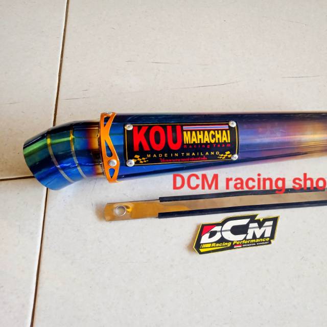 TERMURAH/KNALPOT KOU BLUE MOON/SILINCER ONLY/KNALPOT 150CC/KNALPOT KOU FULL BLUE MOON/KOU BLUE MOON