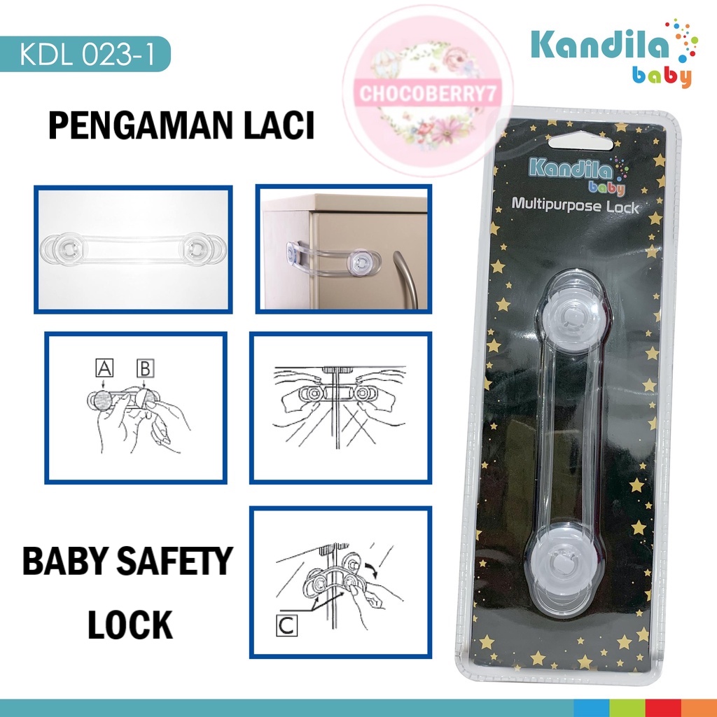 Kandila Corner Cushion Pengaman Sudut Meja / Siku Meja untuk Bayi KDL023-1 KDL023-2