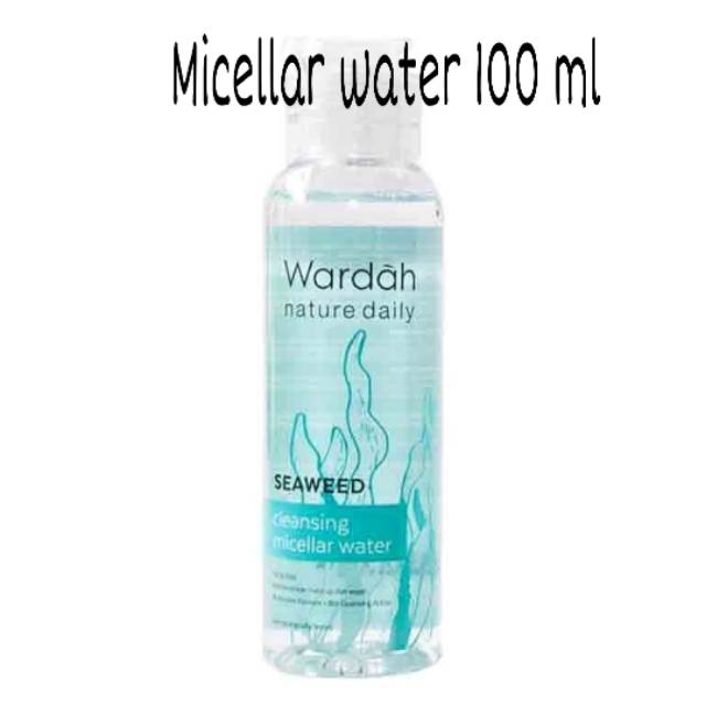 WARDAH nature daily SEAWEED cleansing micellar water 100 ml