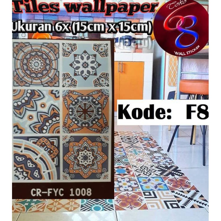 Limited Stock Tiles Sticker / Stiker Tegel Untuk Keramik/Tegel Ukuran 30X45Cm F6-G9 **