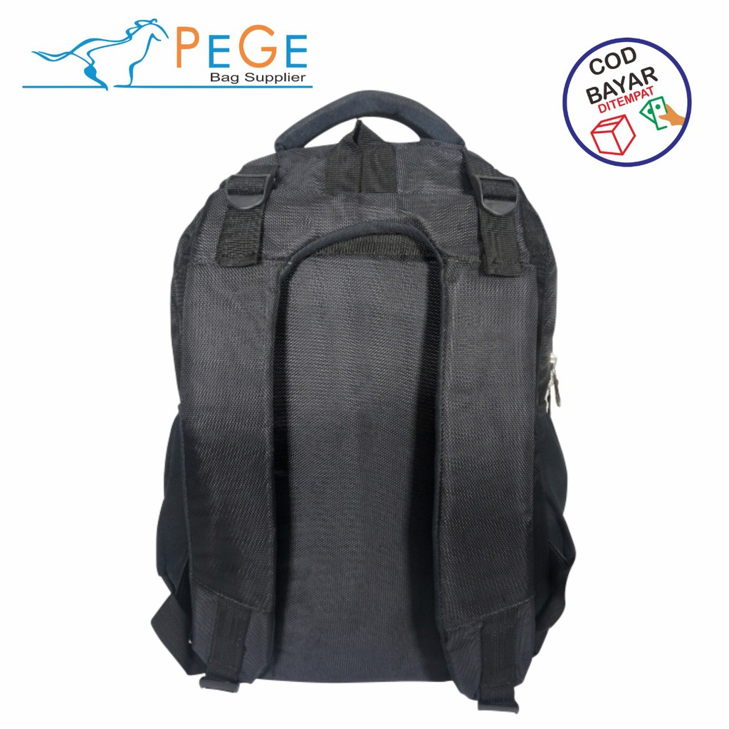 Tas Ransel Pria Wanita Backpack Tas Sekolah Tas Ransel Laptop Tas Punggung Pria Wanita - POLO GLOBAL 9787