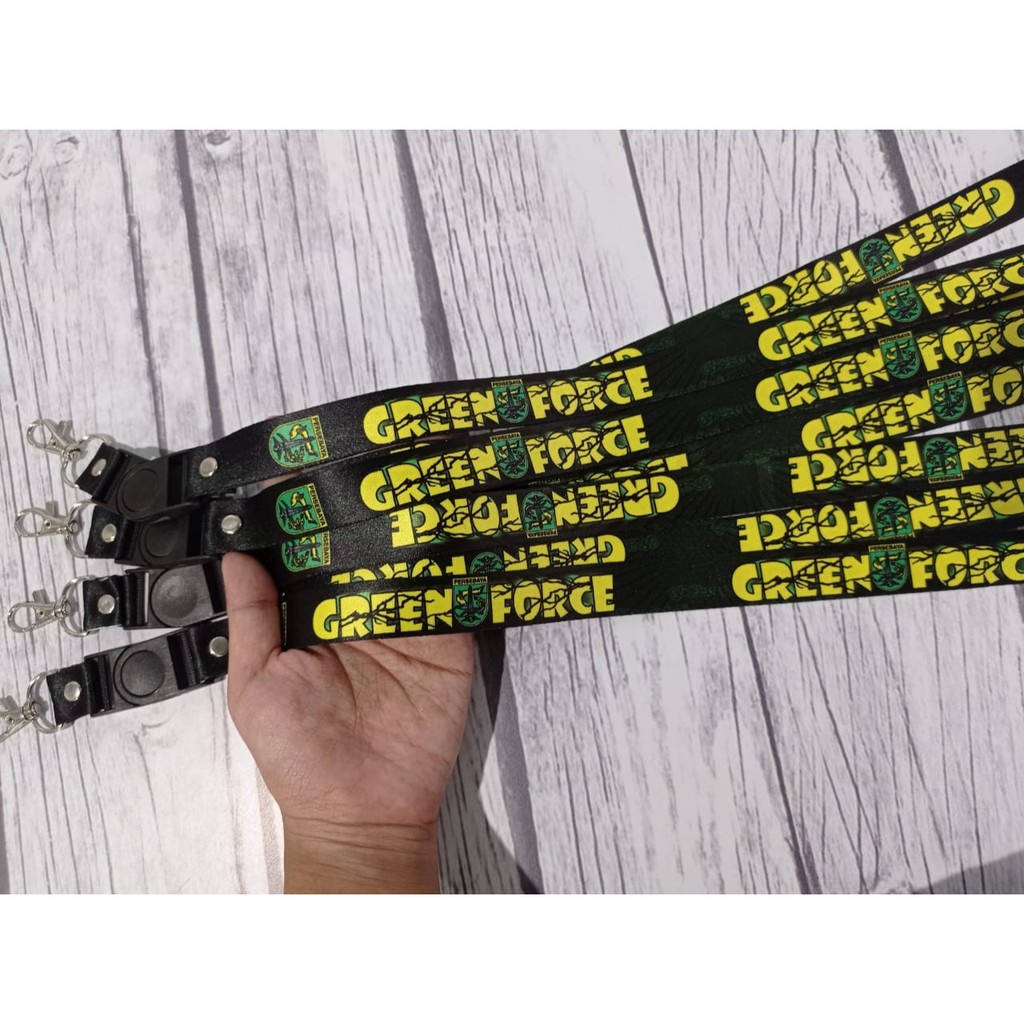 

Pancawarna - Cetak Lanyard PERSEBAYA GREEN N FORCE | custom logo | print lanyard - gantungan hp - holder - yoyo logo