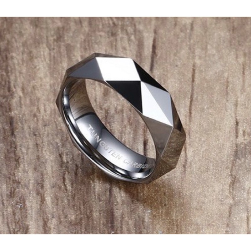 Cincin Tungsten Carbide Original Premium Quality Model Elegan Simple Minimalis