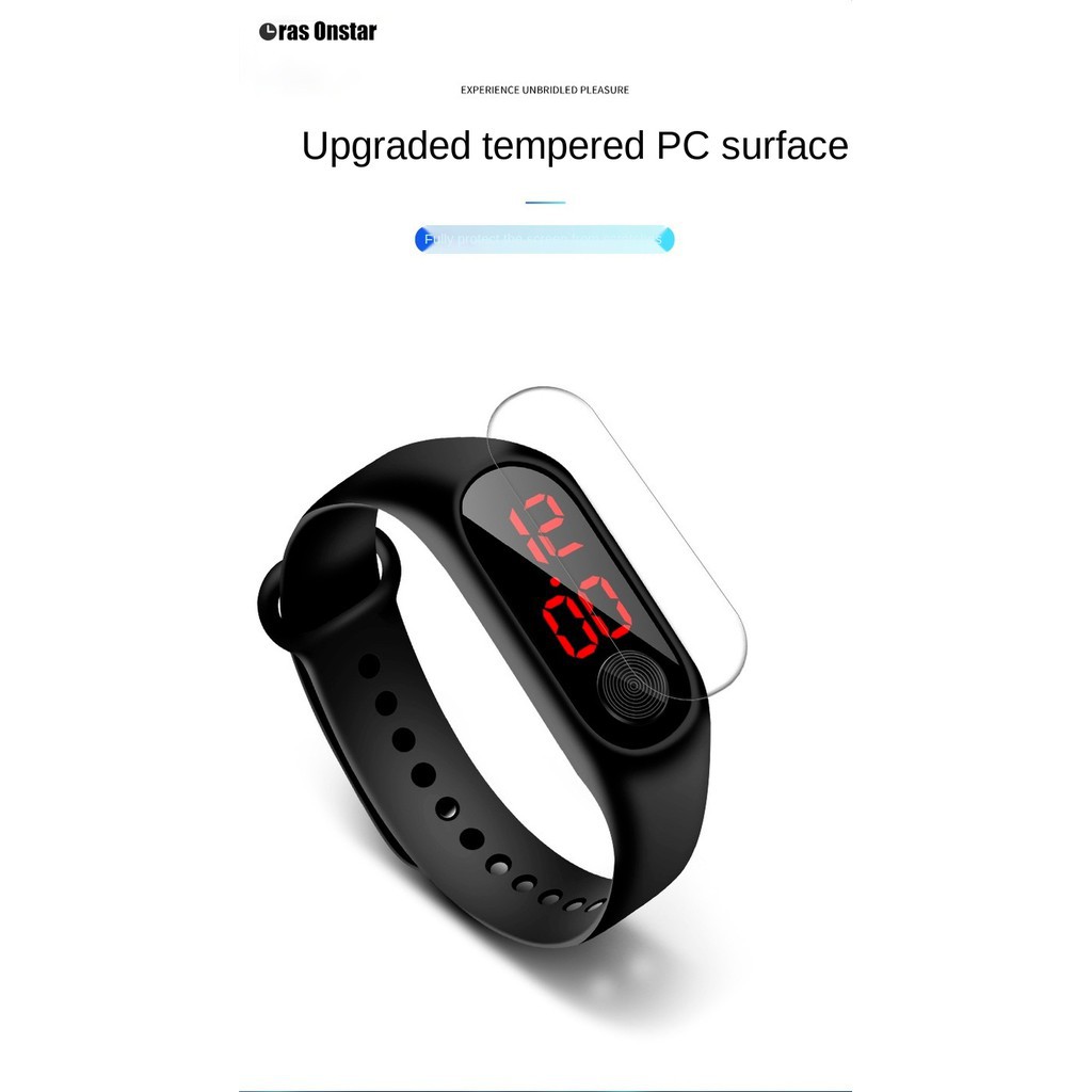 Jam Tangan Digital Elektronik Pria Sport Watch Led Rubber Strap Jam Tangan Unisex Untuk Olahraga COD-2