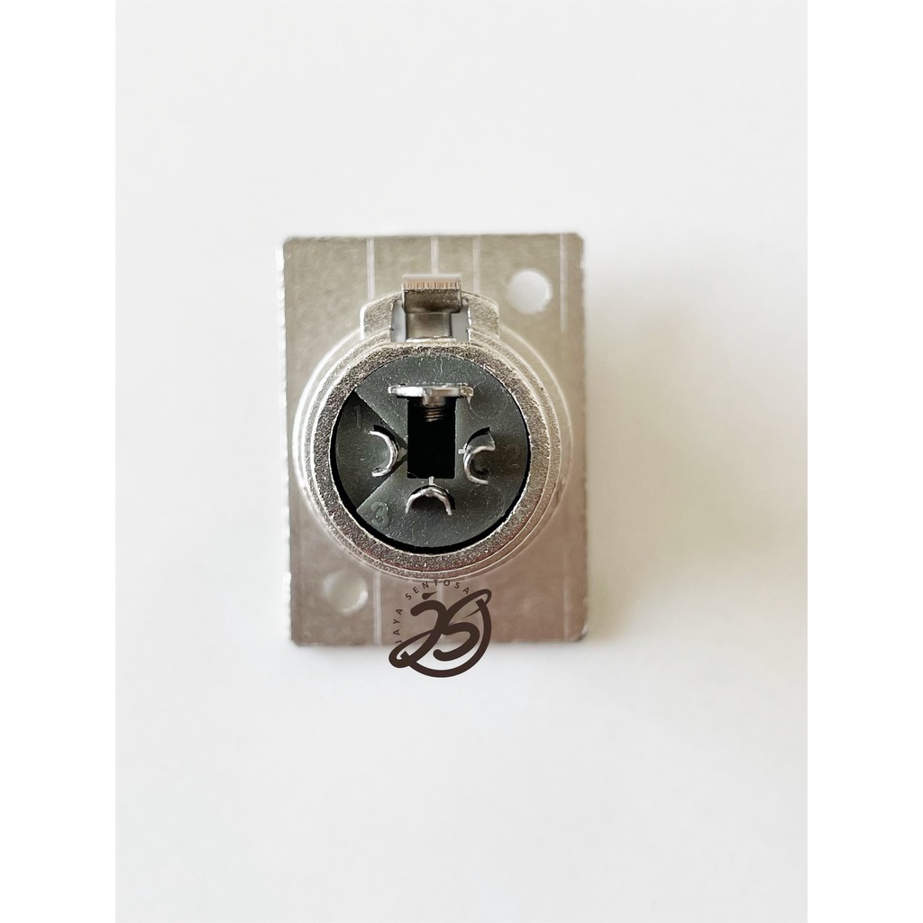 SOCKET CANON CHASIS BESI PANJANG 2.6 X 3.6 X 3cm FEMALE COVER CANON DUDUK